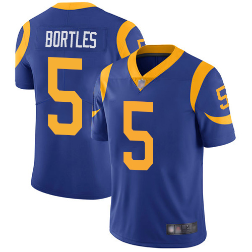Los Angeles Rams Limited Royal Blue Men Blake Bortles Alternate Jersey NFL Football 5 Vapor Untouchable